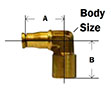 Push In Female Elbow Diagram